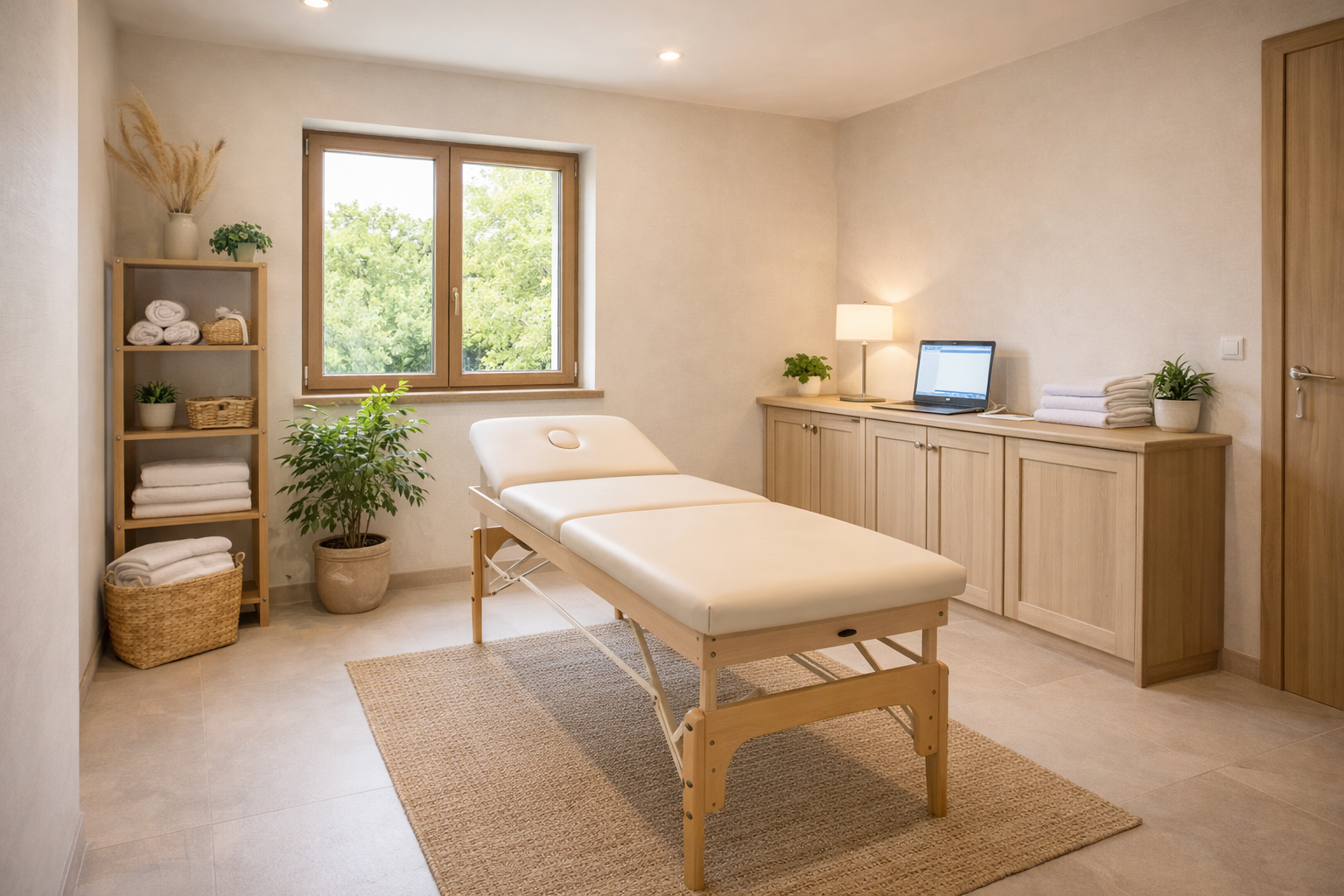 Physio Jussy - Salle de traitement du cabinet de physiothérapie